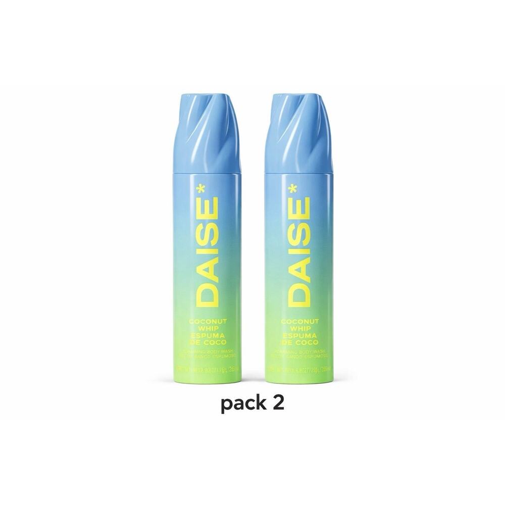 Daise Coconut Whip Foaming Body Wash - Pack 2